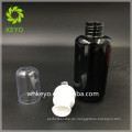 30ml 50ml 100ml schwarze Lotion Glasflasche mit Pumpzerstäuber